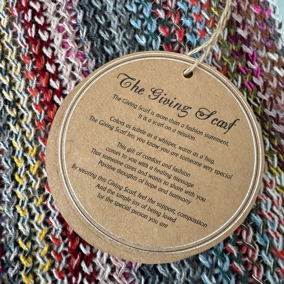 Fashion by Mirabeau multicolor woven scarf, size 60” x 8.25” NWT - Picture 7 of 9